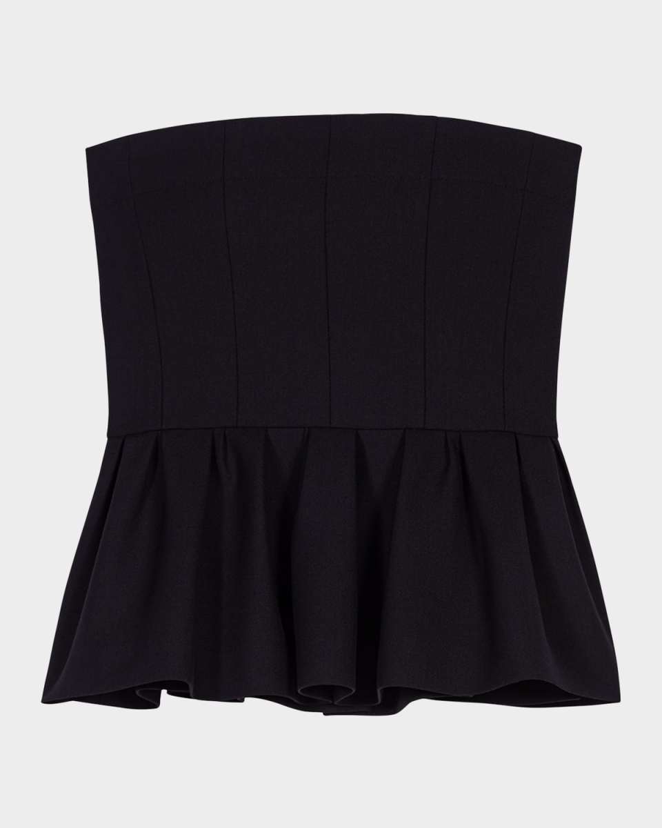 Lulieta Gabardine Bustier Top